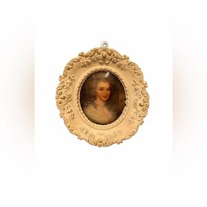 Little Ornate Oval Framed Portrait